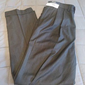 Ralph Lauren charcoal pleated dress pants